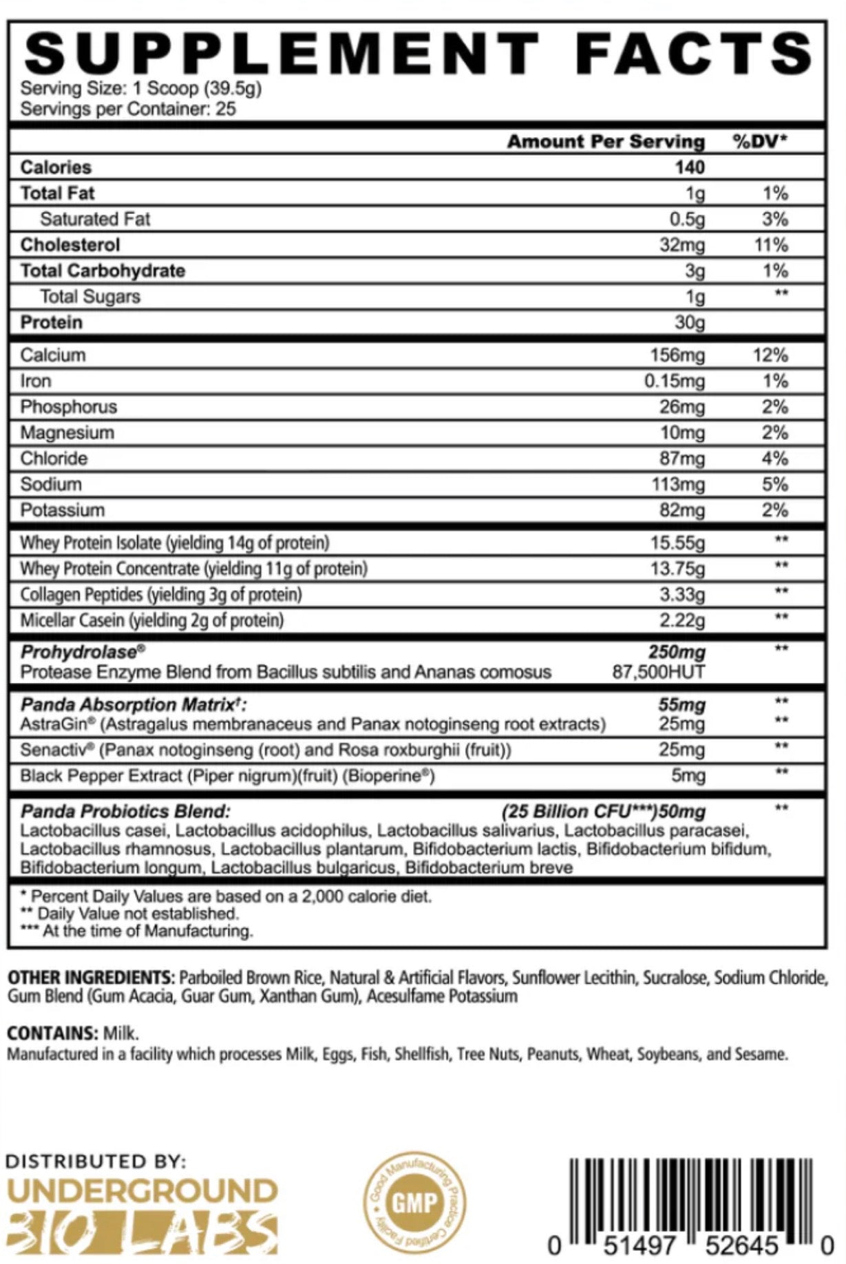 Panda Supps Fuel Multi-stage Protein (Limited Edition)