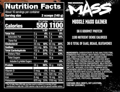 Mutant Mass 5 lb (Mass Gainer)