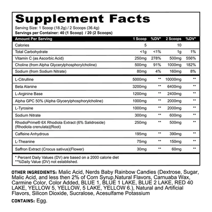 PANDA SUPPS X HTLT - ALTER EGO Pre-Workout